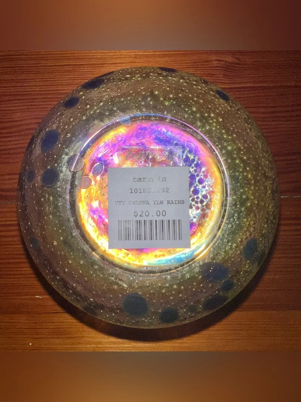 TERRAIN Iridescent Tea Light Holder